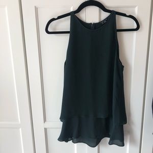 Theory Dark Green Top size Small NWOT